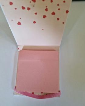 Zettelbücher - Ich Liebe Dich! - Zettelbox-Papier, Notizzettel, Graspapier, ca. 9x9cm, für schnelle Notizen, Kladdezettel, Merkzettel